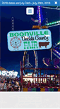 Mobile Screenshot of boonvillefair.com